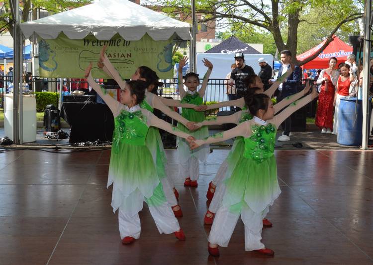 Dancers from the Westlake Chinese School.